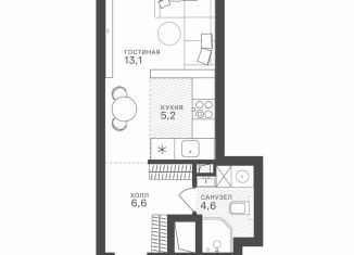 Продаю квартиру студию, 29.5 м2, Москва, район Крылатское