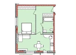 Продается однокомнатная квартира, 53.4 м2, Архангельск, Партизанская улица, 28к2