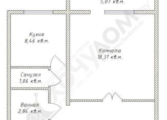 1-ком. квартира на продажу, 41 м2, Челябинская область, улица Братьев Кашириных, 132А