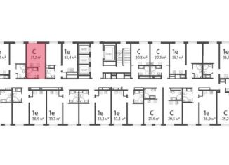 Продаю квартиру студию, 21.2 м2, Санкт-Петербург, метро Обухово