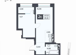 Продам однокомнатную квартиру, 37.5 м2, Новосибирск, Выборная улица, 133/1