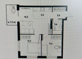 Аренда 2-комнатной квартиры, 52.6 м2, Пермский край, улица Улановой, 7