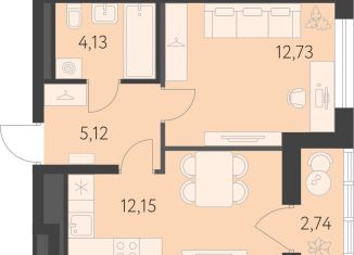 Продается 1-комнатная квартира, 35.5 м2, Екатеринбург, улица Академика Парина, 27, метро Чкаловская