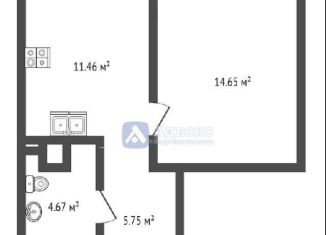 Продам однокомнатную квартиру, 36.5 м2, Тюмень, улица Тимофея Чаркова, 91