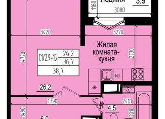 Продается квартира студия, 57.2 м2, посёлок Парголово, Ольгинская дорога, 3/20