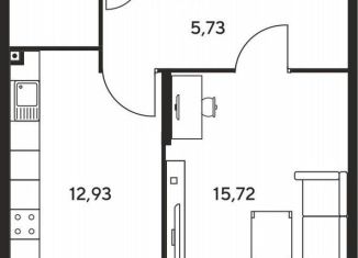 Продается 1-комнатная квартира, 43.3 м2, Ростов-на-Дону