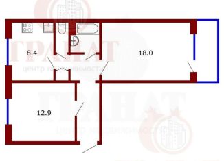 Продажа 2-ком. квартиры, 51.6 м2, Асбест, улица Долонина, 2