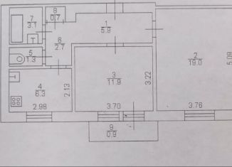 Продаю двухкомнатную квартиру, 50.9 м2, Тверь, набережная Афанасия Никитина, 142