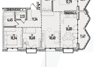 4-ком. квартира на продажу, 100.7 м2, Иркутск