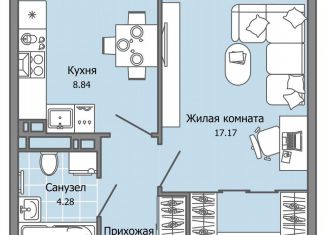 Продается 1-комнатная квартира, 34 м2, Ульяновская область, улица Шигаева