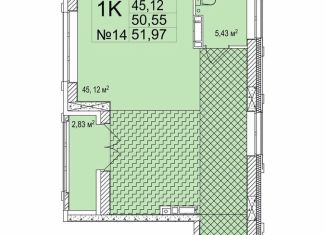 Продажа 1-комнатной квартиры, 52 м2, Нижний Новгород, Малая Ямская улица, 22, Нижегородский район