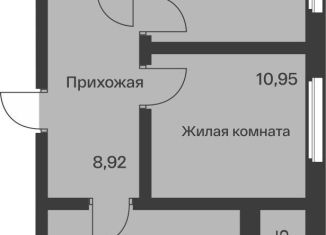 Продажа двухкомнатной квартиры, 49.3 м2, городской посёлок Янино-1, Цветной бульвар, 10к1