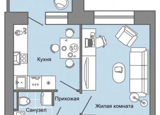 Продам 1-комнатную квартиру, 33 м2, Киров