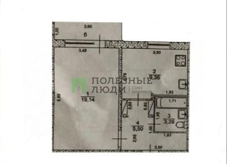 Продаю однокомнатную квартиру, 37.4 м2, Ульяновск, проспект Ленинского Комсомола, 44