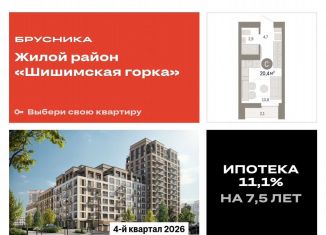 Продаю квартиру студию, 20.4 м2, Екатеринбург, улица Гастелло, 19А, метро Чкаловская