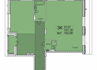 Продается 3-комнатная квартира, 102.6 м2, Нижний Новгород, метро Горьковская, Малая Ямская улица, 3