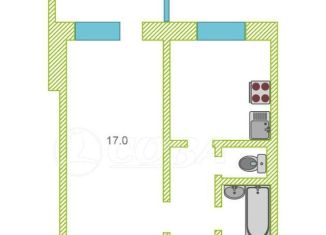 Продается 1-ком. квартира, 33 м2, Тюменская область, Широтная улица, 156