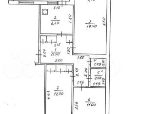 Продажа 3-ком. квартиры, 66.5 м2, Рыбинск, улица Ворошилова, 30