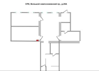 Продам помещение свободного назначения, 97.5 м2, Санкт-Петербург, Большой Сампсониевский проспект, 20, метро Горьковская