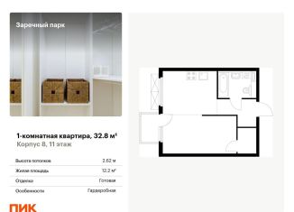 Продажа 1-ком. квартиры, 32.8 м2, деревня Новое Девяткино, ЖК Заречный Парк, жилой комплекс Заречный Парк, 8