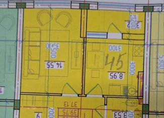 Продам однокомнатную квартиру, 45 м2, Северная Осетия, Весенняя улица, 39А