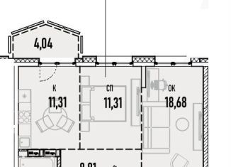 Продаю 2-комнатную квартиру, 60.5 м2, Москва, Донская улица, 1, метро Октябрьская