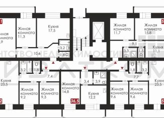 Продается 2-комнатная квартира, 54.3 м2, Амурская область, Партизанская улица, 43