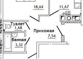 2-ком. квартира на продажу, 65.9 м2, Смоленская область