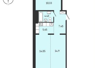 Продажа квартиры свободная планировка, 63.3 м2, Иркутск, Советская улица, 115/1, Правобережный округ