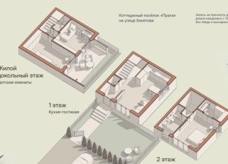 Трехкомнатная квартира на продажу, 91 м2, Нижний Новгород, метро Горьковская, Агрономическая улица, 208А