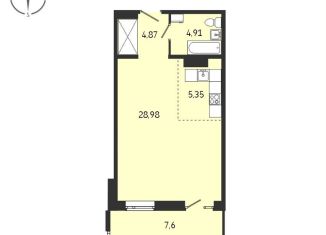 Продается квартира свободная планировка, 51.7 м2, Иркутск, Советская улица, 115/1, Правобережный округ