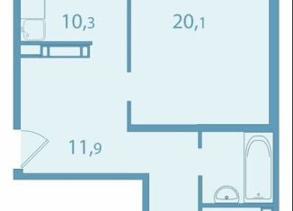 Продам 2-комнатную квартиру, 63.4 м2, Томская область, улица Королёва, 20