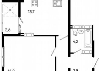 Продается 1-ком. квартира, 45.5 м2, Симферополь, улица Трубаченко, 21