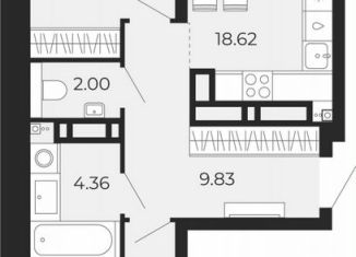 Продажа 2-ком. квартиры, 63.1 м2, Тюмень, Арктическая улица, 16