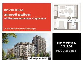 Продажа 1-комнатной квартиры, 36.2 м2, Екатеринбург, улица Гастелло, 19А, Чкаловский район