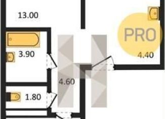 2-комнатная квартира на продажу, 61 м2, Новосибирск, улица Связистов, 13/2