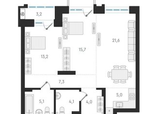 Продам 3-комнатную квартиру, 76 м2, Новосибирск, метро Заельцовская