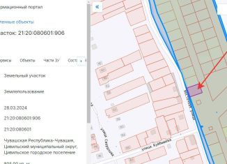Продается земельный участок, 8.1 сот., Чувашия, площадь Ленина