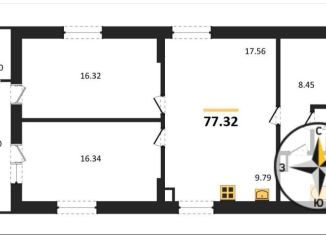 Продаю двухкомнатную квартиру, 77.3 м2, Воронеж, улица 9 Января, 68Л, ЖК Современник