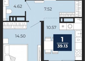 Продаю 1-комнатную квартиру, 37.2 м2, Тюмень, Ленинский округ