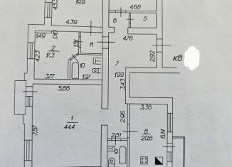 Четырехкомнатная квартира на продажу, 176.6 м2, Ставрополь, улица Осипенко, 8, микрорайон № 9