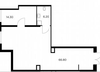 Продам помещение свободного назначения, 87.3 м2, Мытищи, жилой комплекс Белый Grad, 12.2