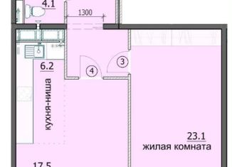 Продажа 2-комнатной квартиры, 59.3 м2, Пензенская область, улица Яшиной, 8