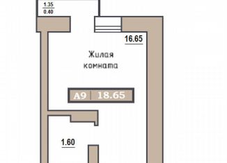 Продажа квартиры студии, 18.7 м2, Красноярск