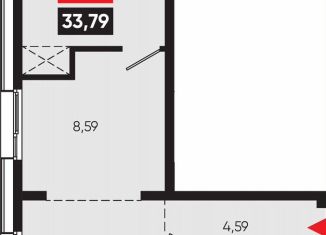 Продам двухкомнатную квартиру, 33.8 м2, Иркутская область