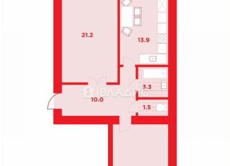 Продам 2-ком. квартиру, 74 м2, Благовещенск, Заводская улица, 2/4