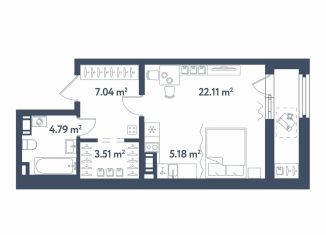 Продаю квартиру студию, 38.8 м2, Санкт-Петербург, муниципальный округ Московская Застава