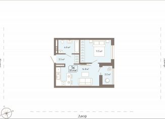 Продается однокомнатная квартира, 37.4 м2, Тюменская область, Заполярная улица, 3к1