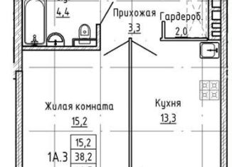 Продаю 1-комнатную квартиру, 42.7 м2, Новосибирск, метро Заельцовская, улица Ляпидевского, 5