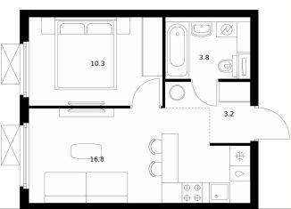 Продается 1-ком. квартира, 34.1 м2, Мытищи